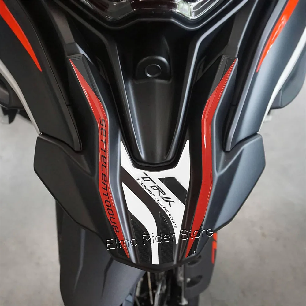 For Benelli TRK 702 TRK 702X 2023- 3D Gel Epoxy Sticker Kit 3D Motorcycle front end Protection Sticker