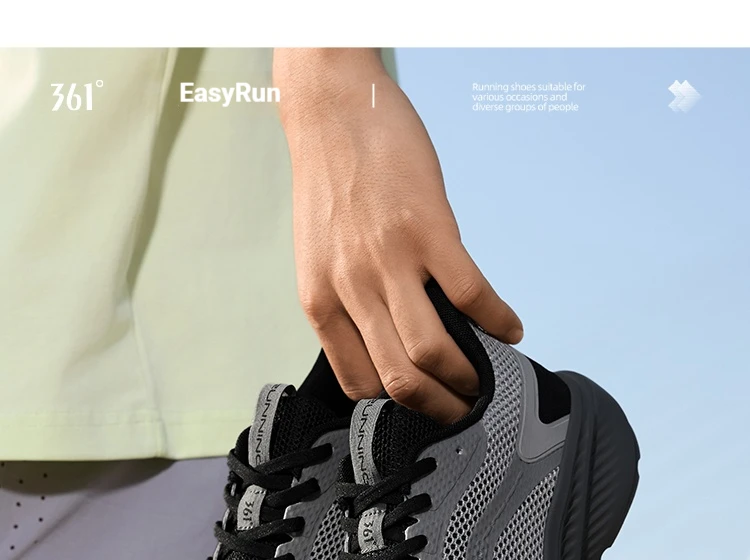 361 Degrees Fengye 1.0 SE Verschleißfeste, bequeme, stoßdämpfende, leichte, stabile, atmungsaktive Herren-Jogging-Sneaker 672612223F – Detail 5