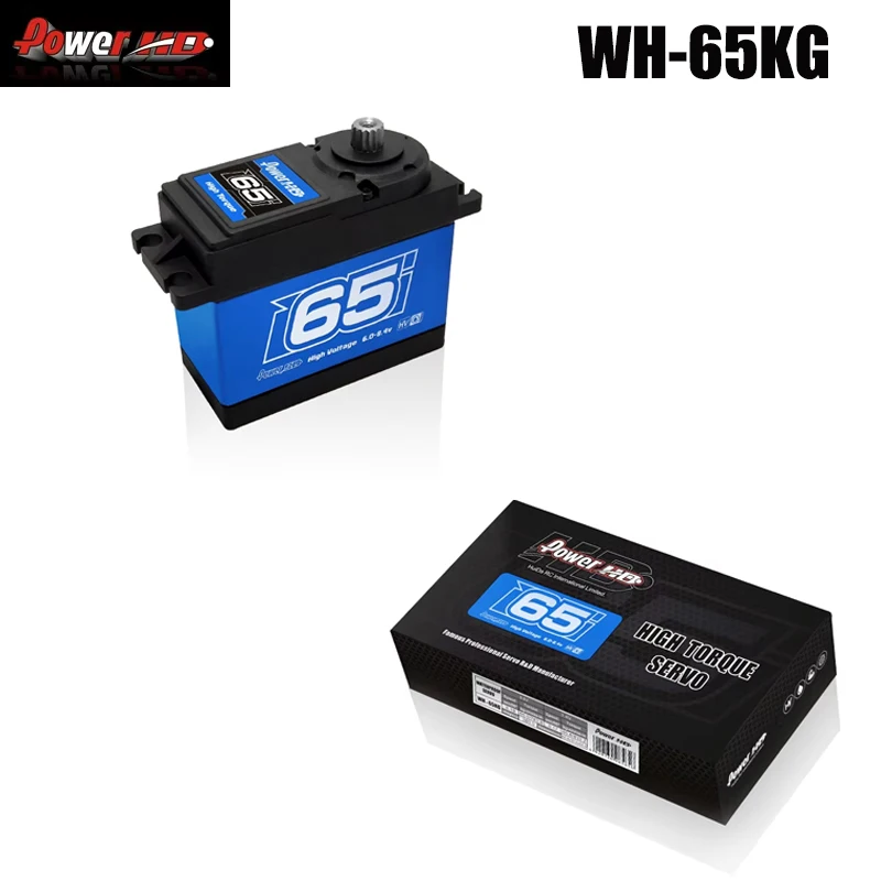 Power HD WH-65KG Wasserdichtes digitales Servo mit Metallgetriebe für BAJA 1/5 RC Geländewagen-Kletterbuggy