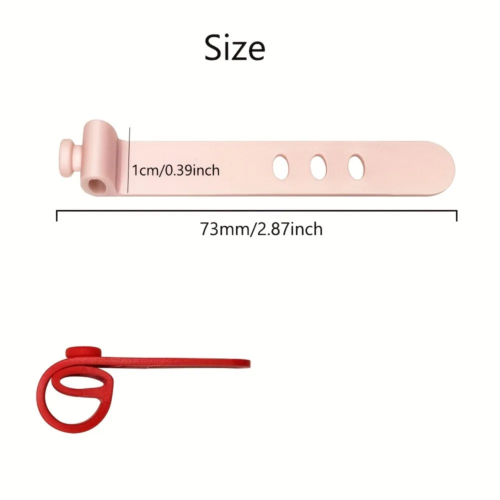 Silicone tie, reusable wire organizer to keep wires untangled, home, office, backpack and travel, no need to lose wire harness