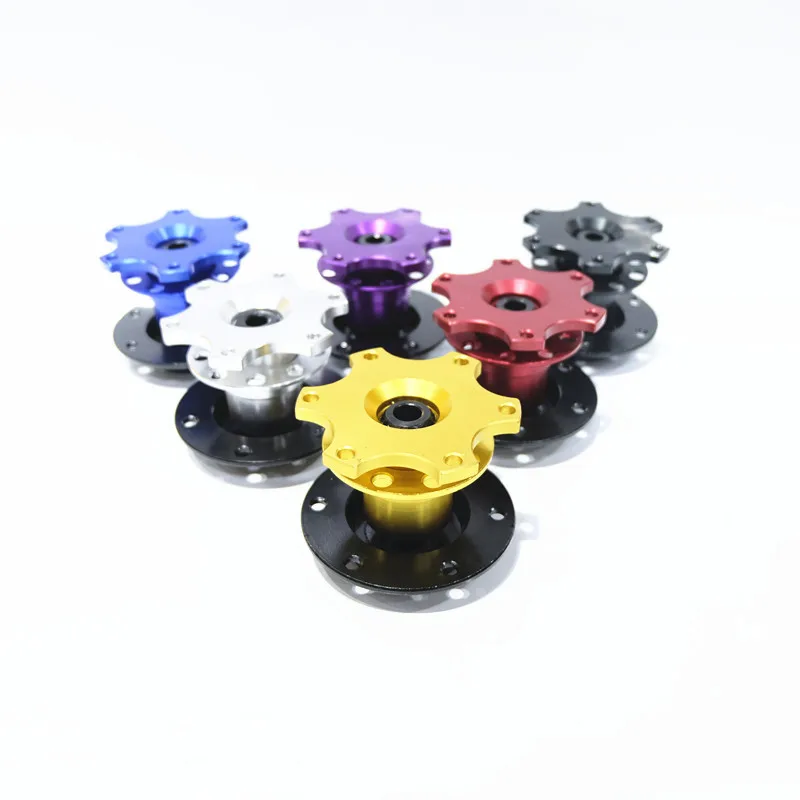 

For Universal Car Aluminum Alloy Steering Wheel Quick Release Adapter Racing Competition Splitter Car Interior Accessories