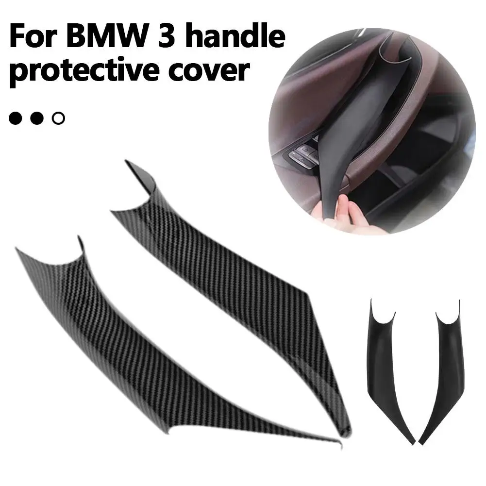 

For BMW X3/iX3/X4 2018-2024 Model Door Handle Protective Film Door Modified Fiber Sticker Carbon Inner Handle Sticker O3A1