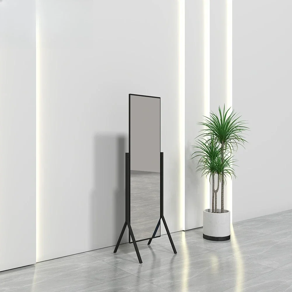 ins wind fitting mirror cream wind floor full body mirror women's clothing store wall hanging mirror