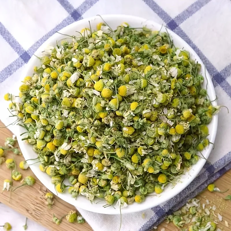 100% natural dried chamomile flowers and wild chrysanthemum buds are used for sleep pillows, aromatherapy, bathing, sachets, and soap making