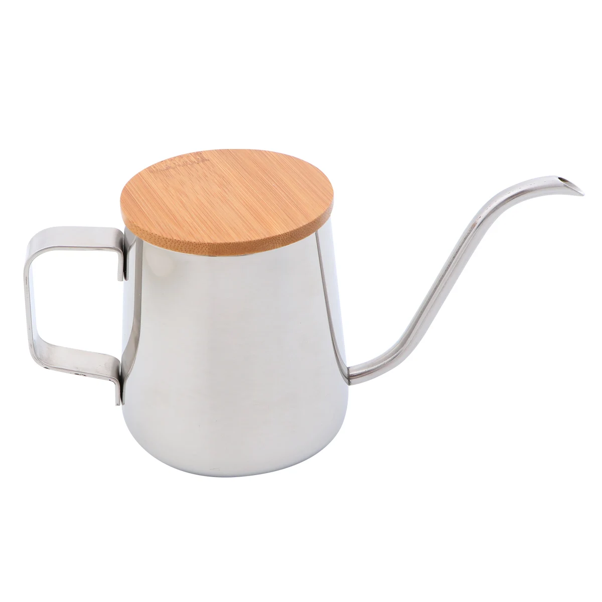 

350ml Coffee Pot Stainless Steel Kettle Maker Pitcher Lid Stove Gooseneck Spout Rust Proof Heat Resistant