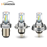 RUIANDSION BA20D H6 H4BS 9003 HB2 H4 P45T LED Headlight 9-32V For Front Lights For Volkswagen Beetle 1998-2018 For Honda CB400F