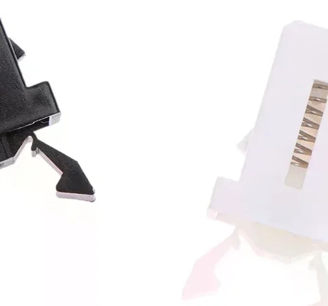 10pcs Trash Can Plastic Lock Self-Locking Switch Replacement Catch Compatible Touch Lid Bin Latch Black White Repair Clip