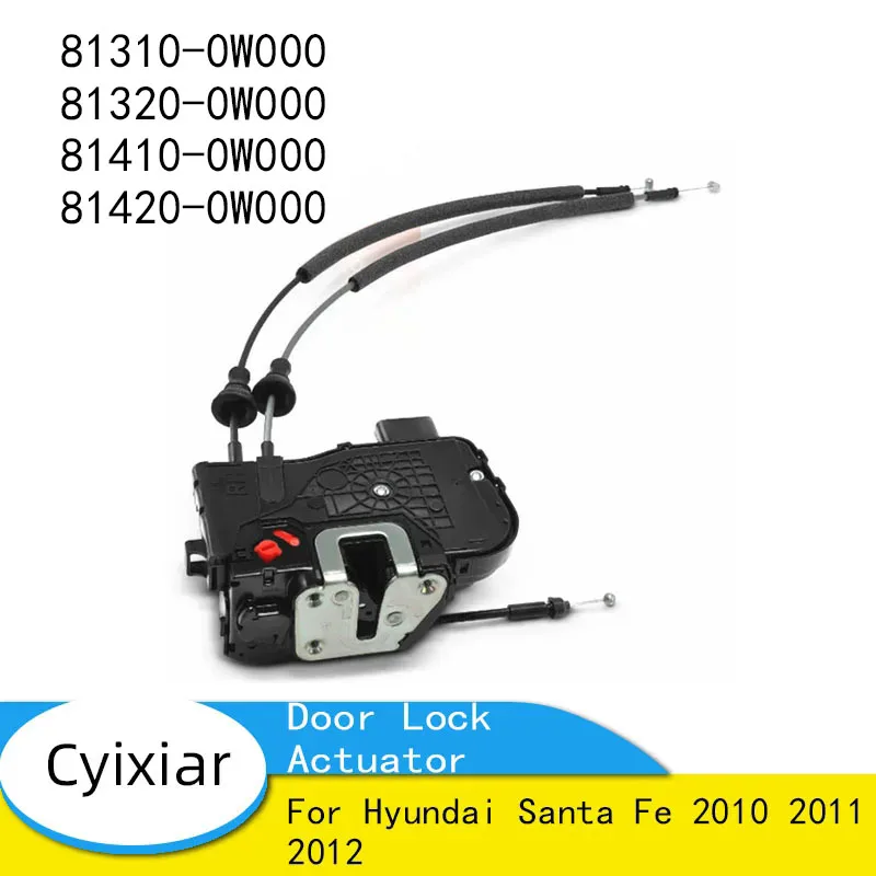 

813100W000 813200W000 814100W000 814200W000 Привод замка передней задней левой и правой двери для Hyundai Santa Fe 2010 2011 2012