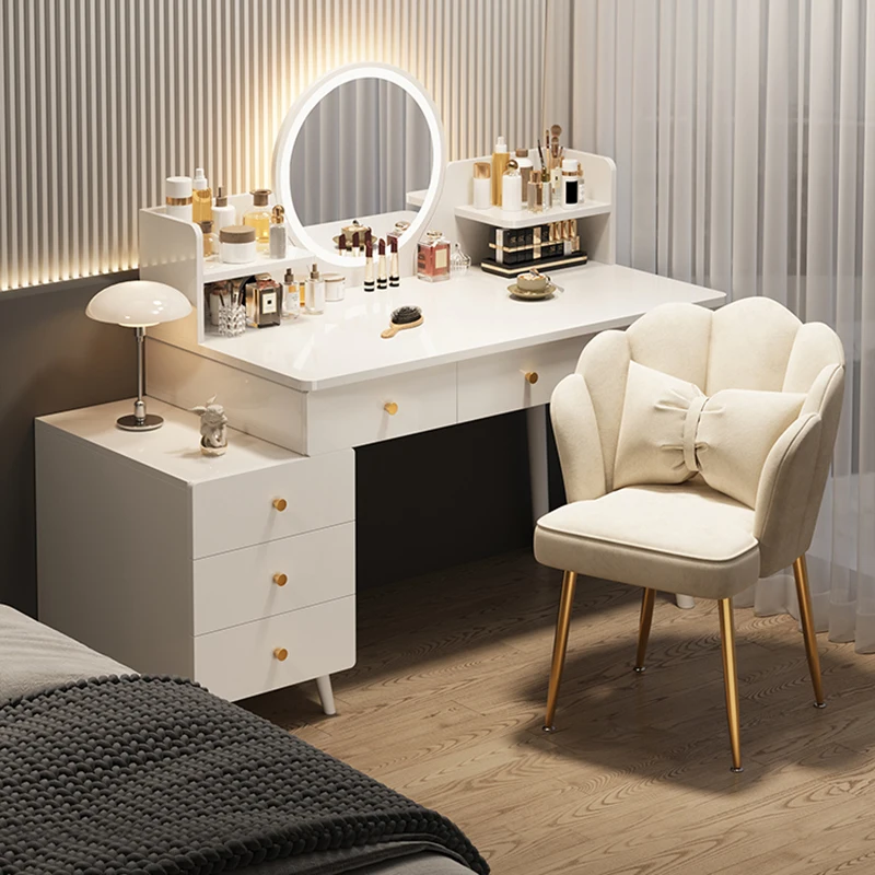 

Белый кремовый туалетный столик Accent, скандинавский роскошный дизайнерский современный эстетический туалетный столик, милый макияж, мебель для салона Penteadeira