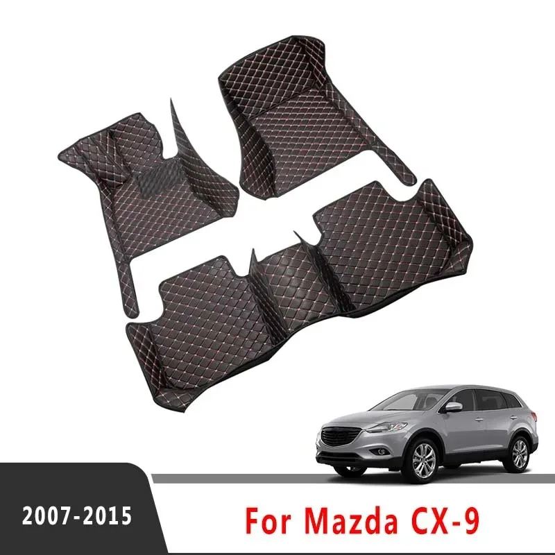 

Автомобильные коврики для Mazda CX-9 CX9 2015 2014 2013 2012 2011 2010 2009 2008 5 мест автомобильные кожаные коврики водонепроницаемые защитные