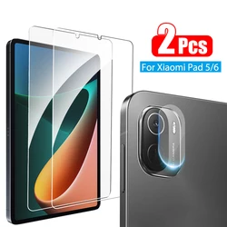 2pcs Tempered Glass Screen Protector For Xiaomi Pad 5 6 Glass Protector MiPad 5/6 Pro Redmi Pad 6s Pro 12.4 9H Protective Film