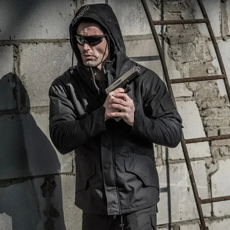 

Зимняя мужская одежда, тактическая куртка, куртки с подогревом, теплое боевое хлопковое пальто, мягкие пальто, ветрозащитные термостойкие походные охотничьи новинки