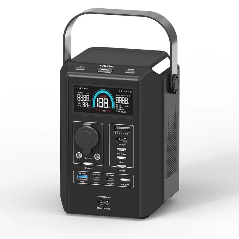 SOUOP PB300 Fast Charging Lightweight Multi-functional 288Wh LiFePO4 DC Output Portable Power Station with LED Light