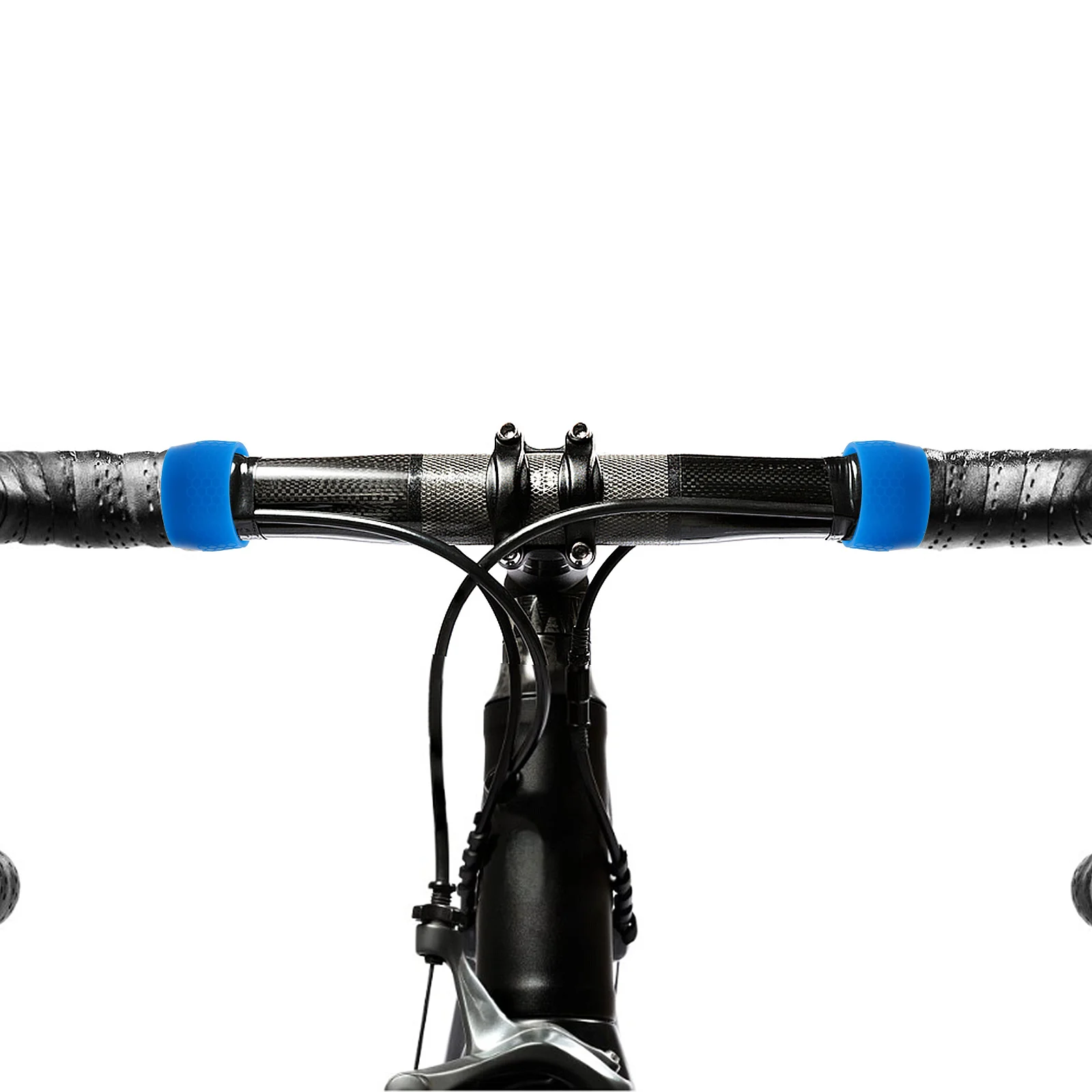 

2Pcs Bike Handlebar Fixing Rings Silicone Non-Slip Retaining Loops Bicycle Handlebar Tape Curved Cable Organizer Road Mountain