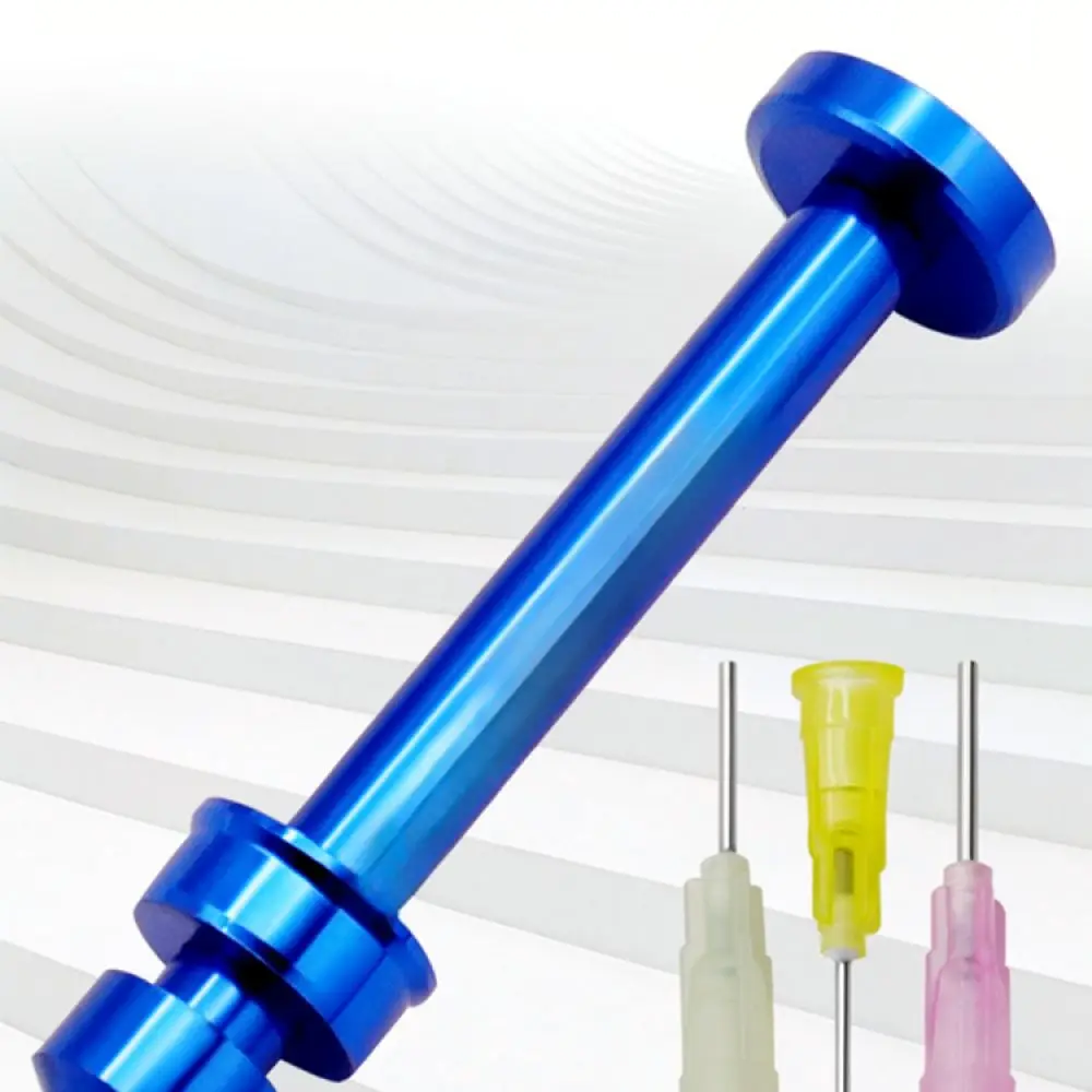 Flux Paste Dispenser Tool For Solder Pusher Manual Electronic Welding Repair Aluminum Alloy Precision Soldering Accessory