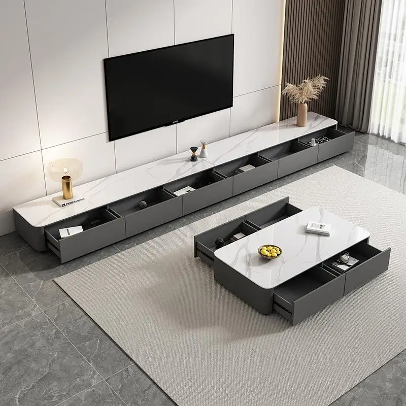 Supporti TV moderni e semplici Soggiorno italiano di lusso leggero Intrattenimento Tavolo TV Designer Classificazione Archivadores Mobili per la casa