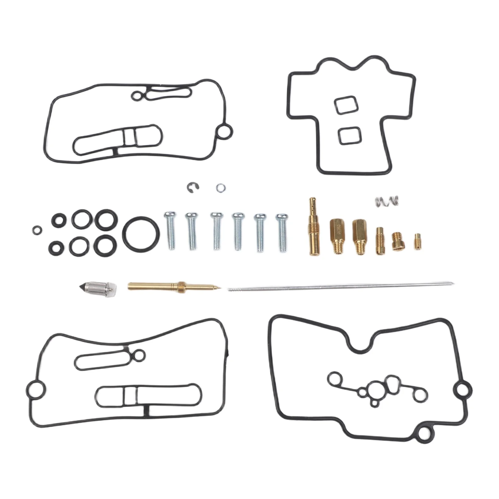Complete Rebuild Kit for Keihin FCR 28 32 33 35 37 39 41MM Carburetor Including Jets Gaskets and O Rings for Motorcycle Engines