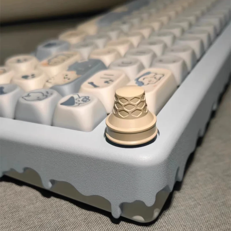 Ice Cream Keycap Knob Custom Point Resin Artisan Ice-cream Cone Key Cap Anime Mechanical Keyboard Accessories Cute Y2K Game Knob