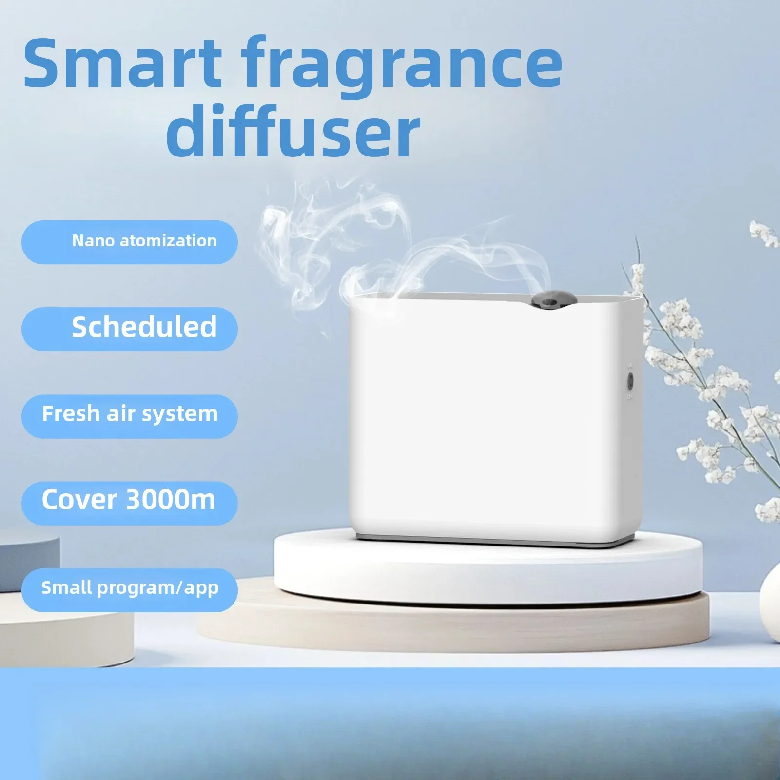 ماكينة عطر الزيوت العطرية ذات نطاق واسع، ماكينة عطر أوتوماتيكية ذكية للعلاج العطري #1