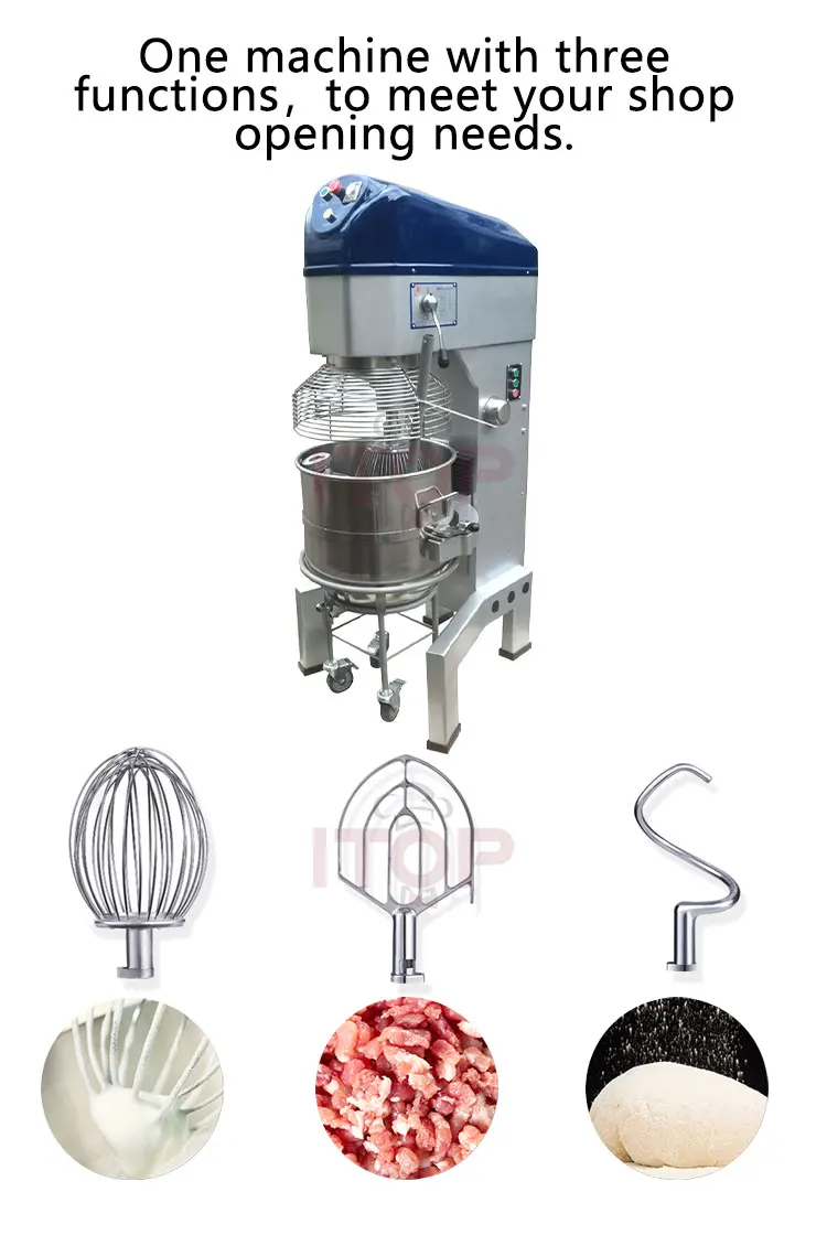 20% Off Amasadora  Multi-Function Bakery Food Planetary Mixer For Cake B60 Egg Flour Kneader 380V/50Hz Dough Mixer