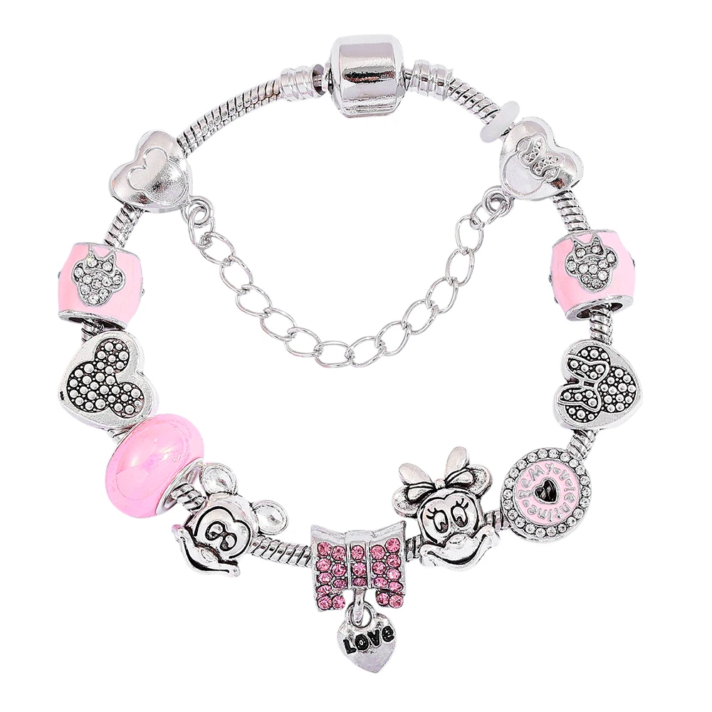 

Подвеска в форме сердца с Микки и Минни Диснеем, сделай сам, Harajuku y2k, женская и мужская праздничная игрушка в подарок