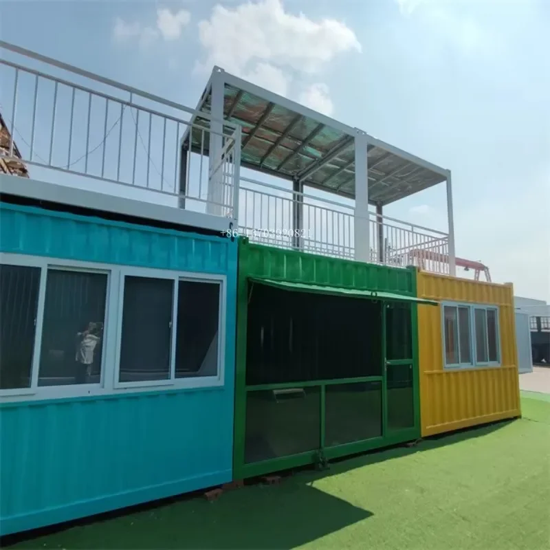 40ft Luxury Prefabricated Module Home Shipping Living Expandable Container Houses with Bathroom and Kitchen for Sale