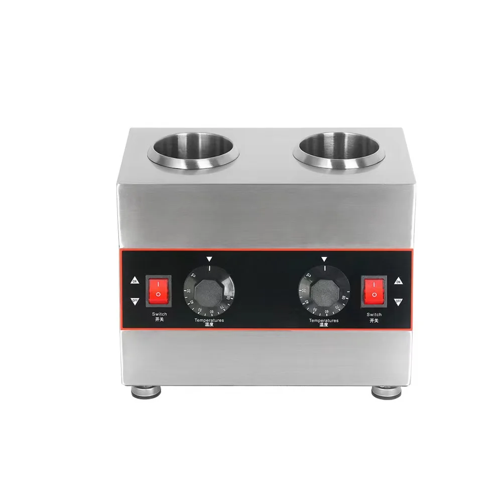 Stainless Steel Jam Cheese Chocolate Bottle Warming Machine Sauce Warming Machine with Sauce Squeeze Bottle