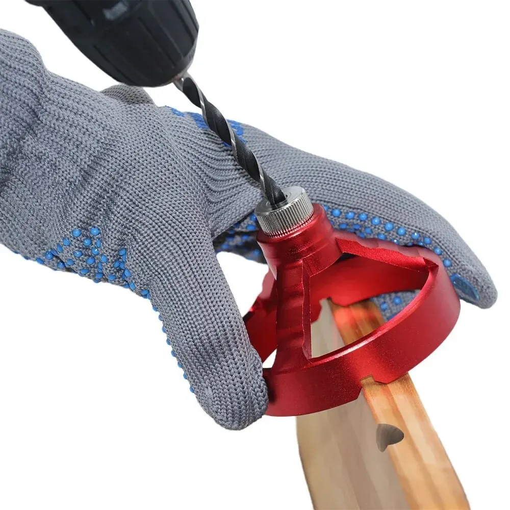 Center Doweling Jig 5/6/7/8/9/10mm Drilling Guide Vertical Pocket Hole Jig Woodworking Joinery Dowel Hole Punch Locator Tool