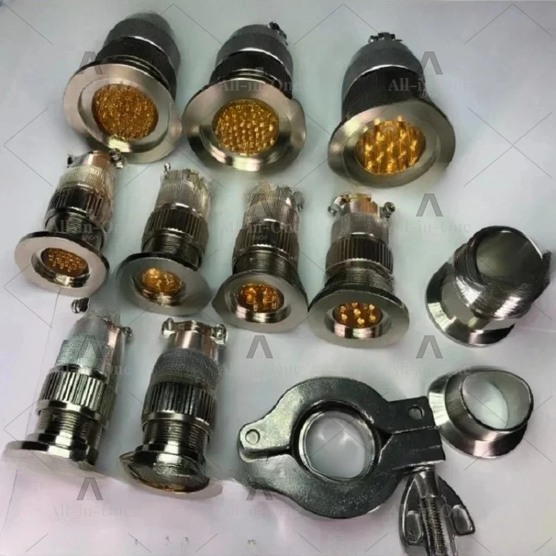 1Pcs Hermetically Sealed Vacuum Connector Glass Aviation Plug Kf25 Kf40 Series