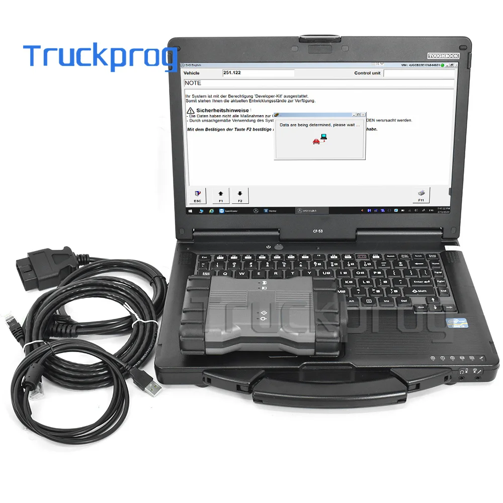 CF53 Laptop+MB STAR C6 Diagnosis Multiplexer for MB SD Connect Compact C6 Car Diagnostic Scanner Tool