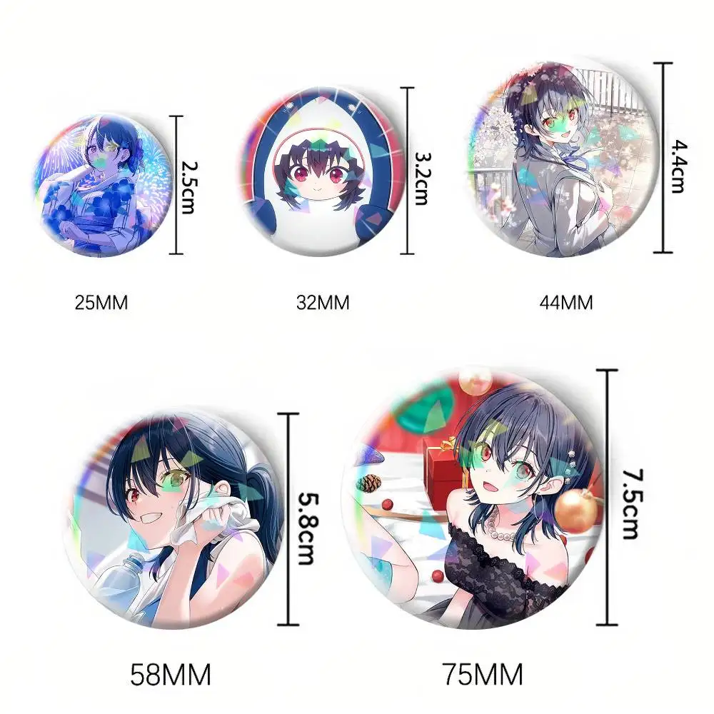 Umi Asanagi I Became Friends with the Second Cutest Girl in Class 75mm 58mm 44mm Brooch Backpack Hat