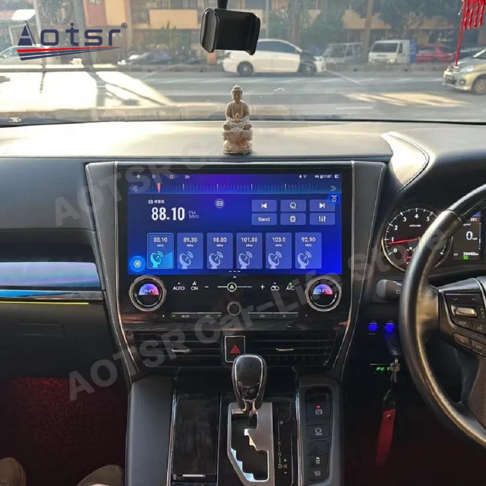 Double Knob Automotive Multimedia Android For Toyota Alphard 30 35 40 Series 2015-2023 Car Intelligent System GPS Navi Head Unit