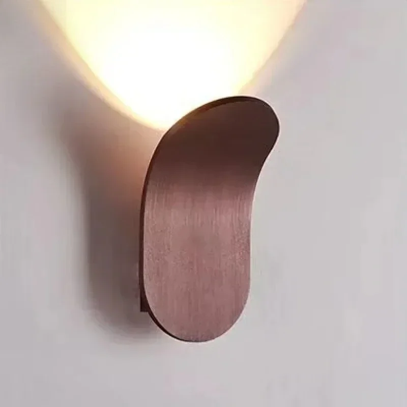 Modern Nordic Skateboard LED Wall Lamp Bedroom Dining Room Hotel Bedside Wall Lights Living Room Home Decor Band-Aid Wall Lamps