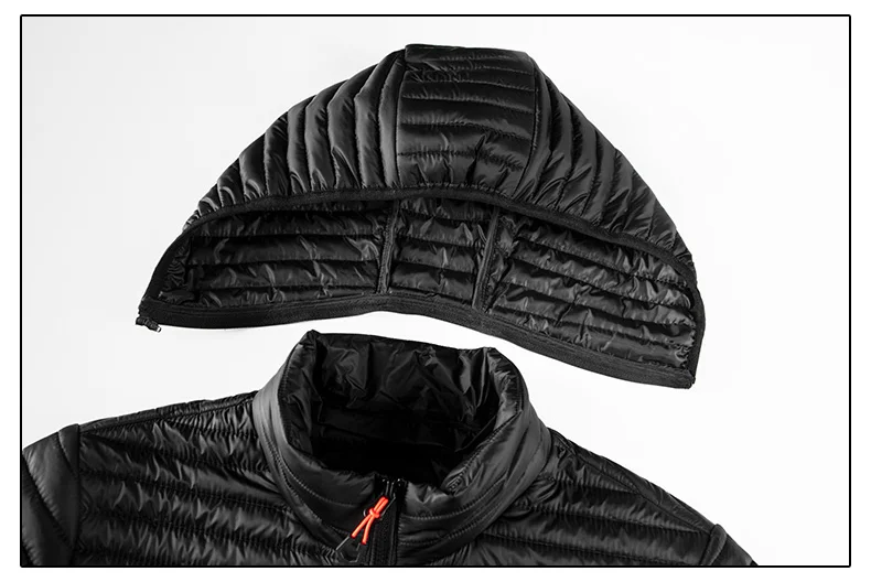 Autumn Winter New Jacket Man Outdoor Camping Coat Ultralight Hiking Jackets Stand-up Collar Casual Waistcoat Brand Clothing
