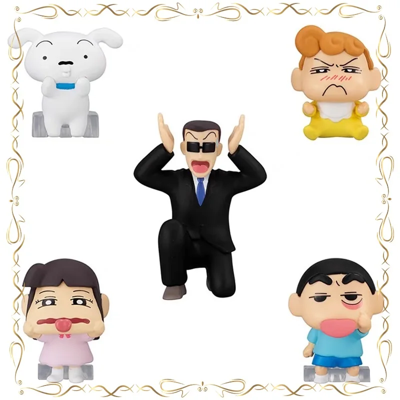 

Genuine BANDAI Crayon Shin-chan Gashapon Room Decoration Desktop Ornament Anime Model Action Figures Model Kids Toy