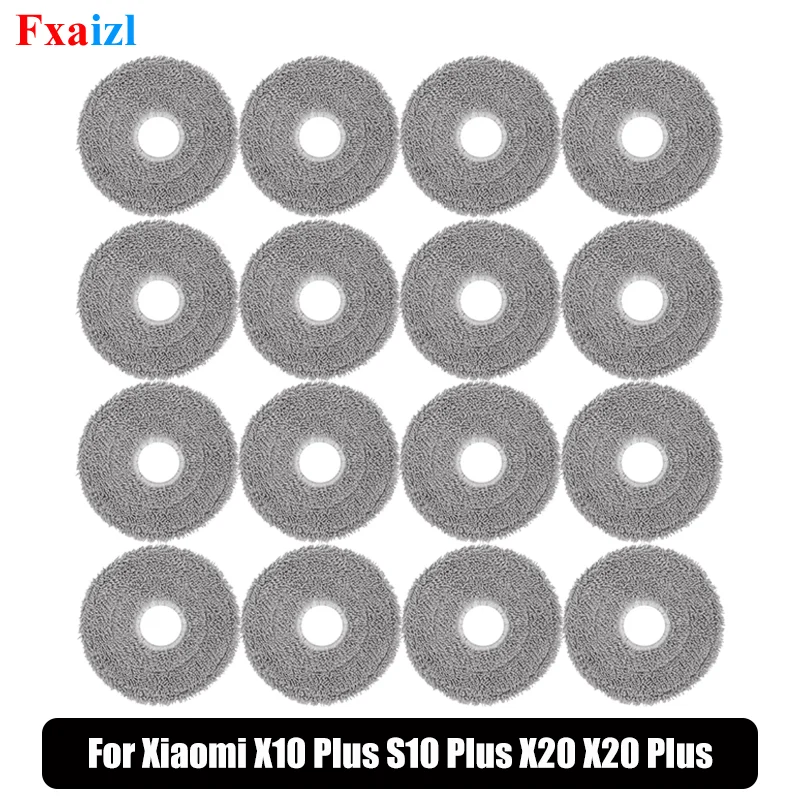 Mopptuch für Xiaomi Roboterstaubsauger Zubehör für Xiaomi X10 X20 Max für Dreame L20 Ultra L30 Ultra L10s Pro Ultra X40 Ultra