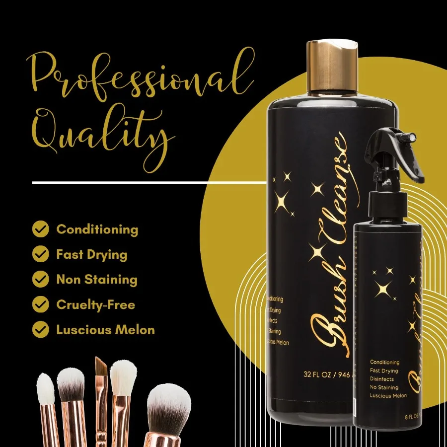 LM Brush Cleanse Nettoyage en profondeur à séchage rapide pour pinceaux et applicateurs de maquillage Nettoyage quotidien professionnel pour cosmétiques