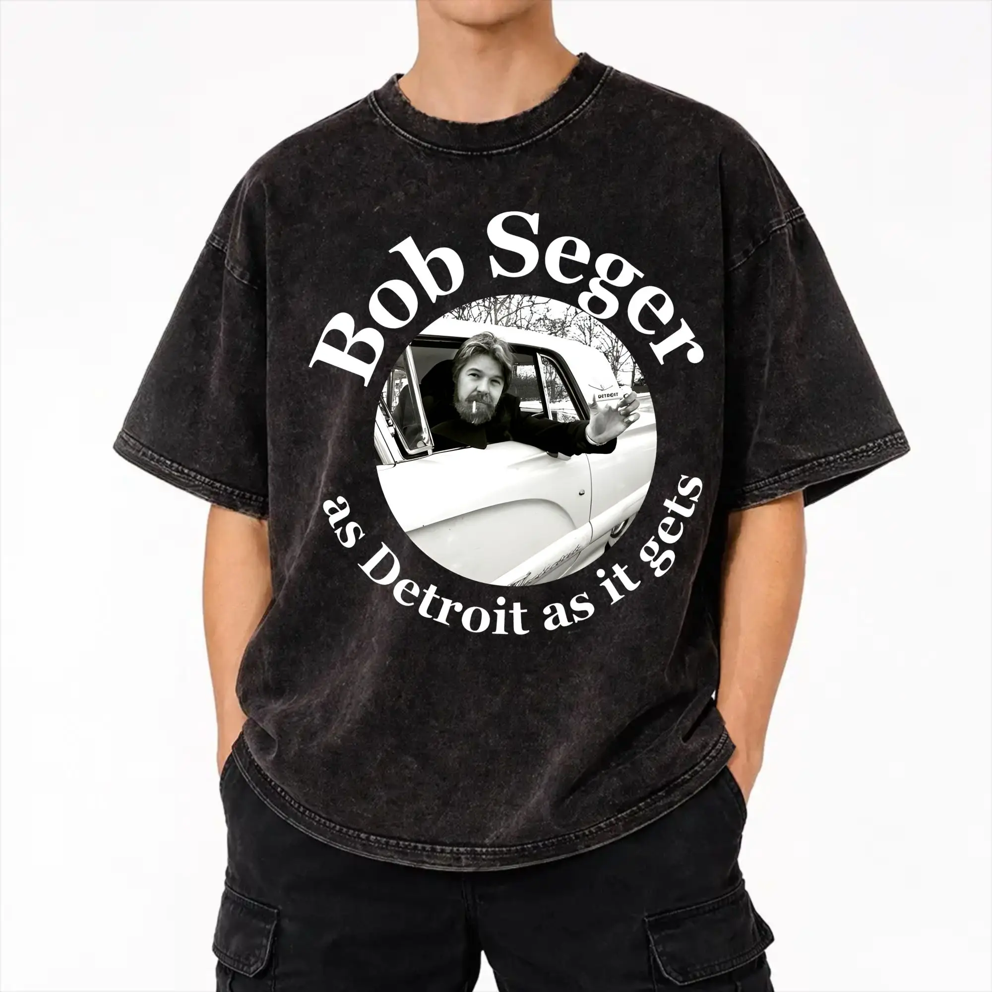 Bobs legend rock and Roll Segers Final Tour  Merch Washed T Shirts Men Women Streetwear Hip Hop T-Shirt Graphic Printed