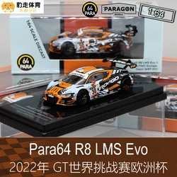 PARA64 1:64  Audi R8 LMS orange Limited collection of die-casting alloy car models