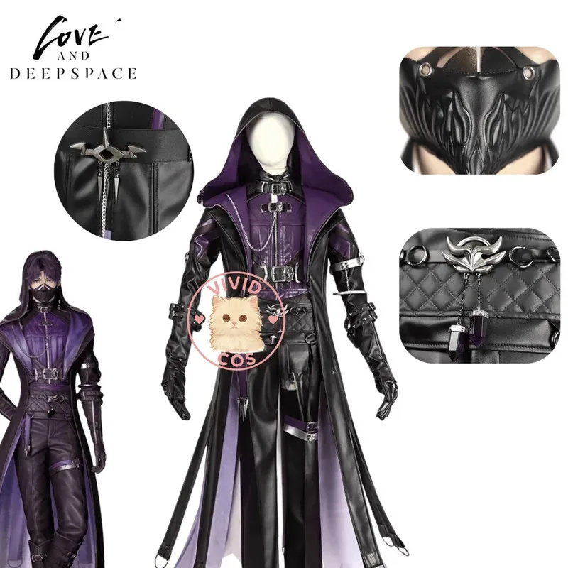 

In Stock Game Love and Deepspace Cosplay Anime Rafayel Costume High Quality Role Playing Clothes Suits for Men Adult Comic Con