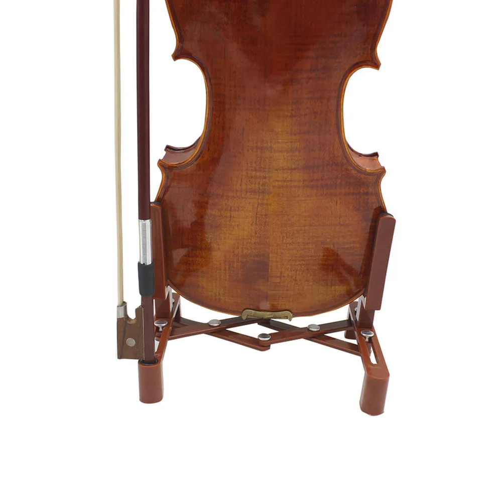 

1Pcs Violin Stand Folding Fiddle Floor Bracket Portable Display Rack Stable Support for Performance