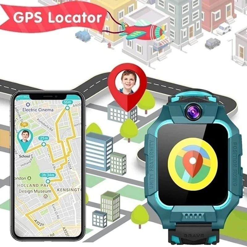 New Smart Kids Watch Waterproof Smartwatch SIM GPS Call Message Card For Kids S0S Remote Call IOS Android Genuine Gift 2024 6
