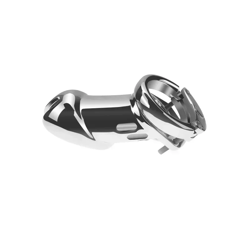 SexyToy Metal CockCage Male Cuckold CockBall ChastityCage Belt DevicePenis Dick Erotic LockRing Bondage Fetish BDSMGearNovelties