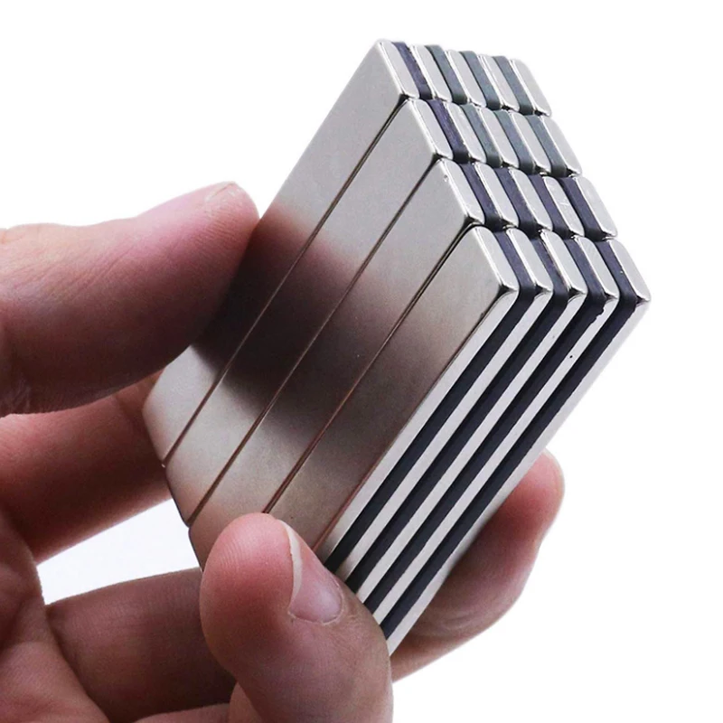 1/2Pcs Neodymium Magnet 60x10x3mm/100x20x10mm N35 Permanent NdFeB Magnet Rare Earth Neodymium Square Magnet Strong Magnet