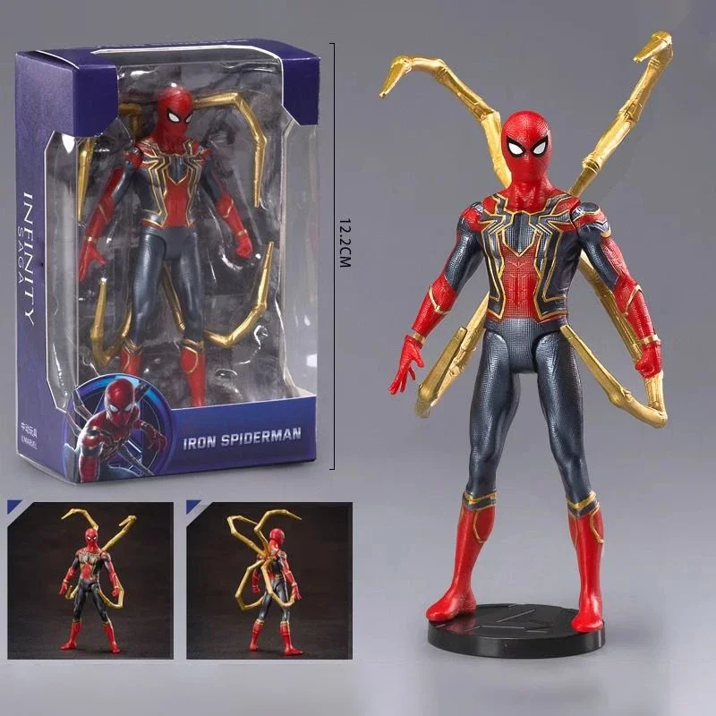 ZDTDS 10CM Avengers Figur Rival Rhino Thanos Ghost Man Scarlet Venom Octopus Iron Spider Captain Hulk Legends Spielzeugpuppe Figur – Detail 3