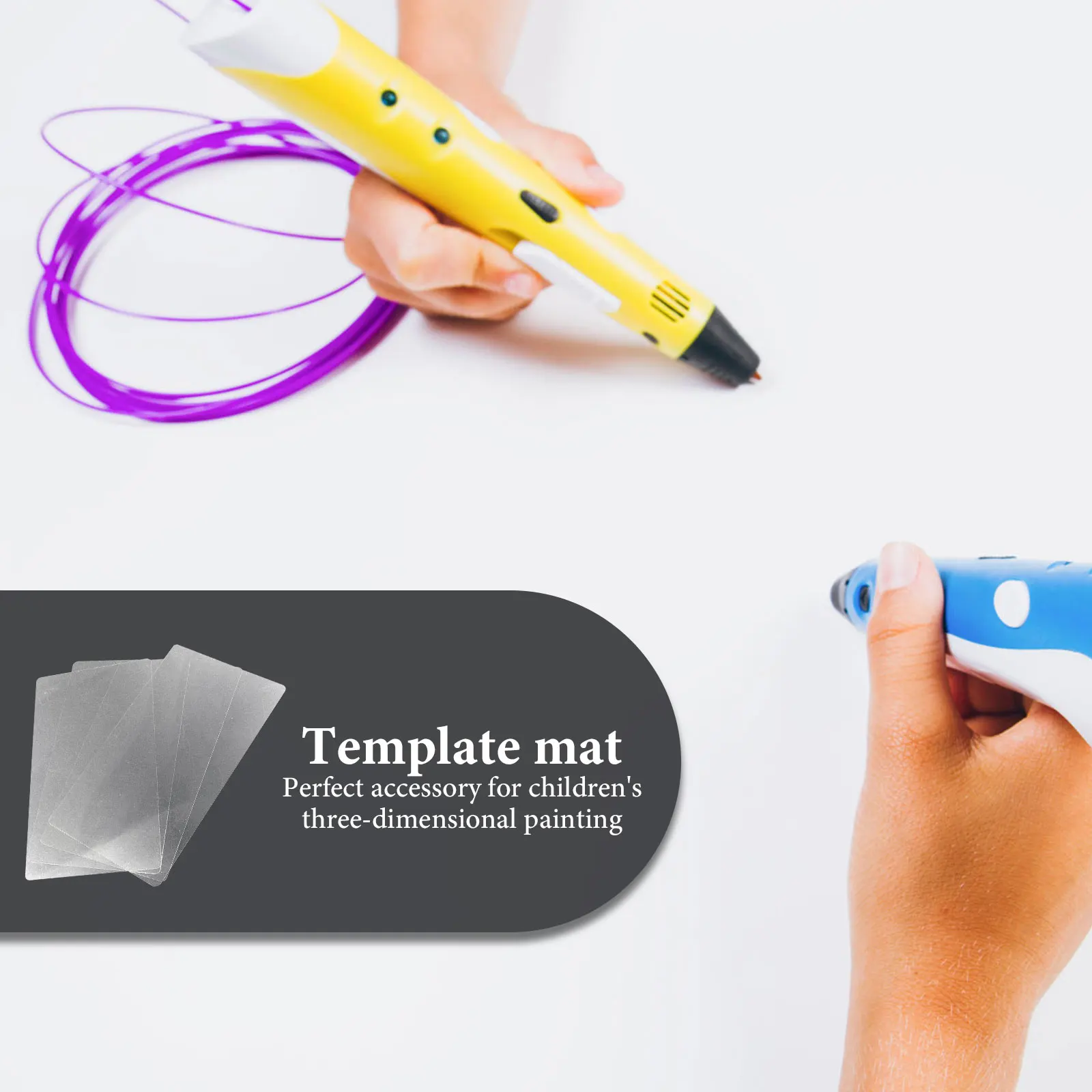 Printing Pen Tracing Mat Transparent Pvc Drawing Board For Creative Doodle Art Tool Easy-Clean Painting Supplies