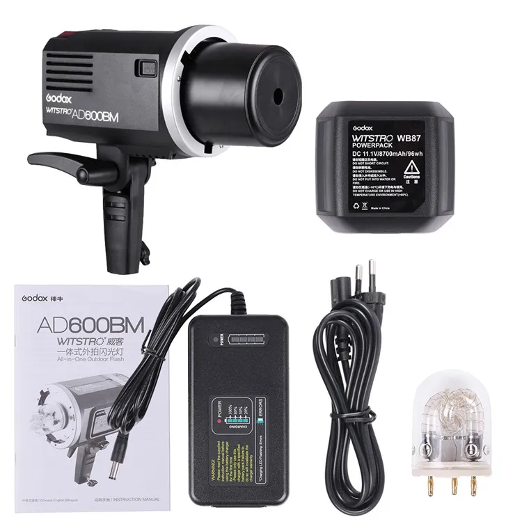 Nuevo Flash AD600BM de 600W, Flash de Estudio Portátil para Cámara, Compatible con la Serie Godox AD600