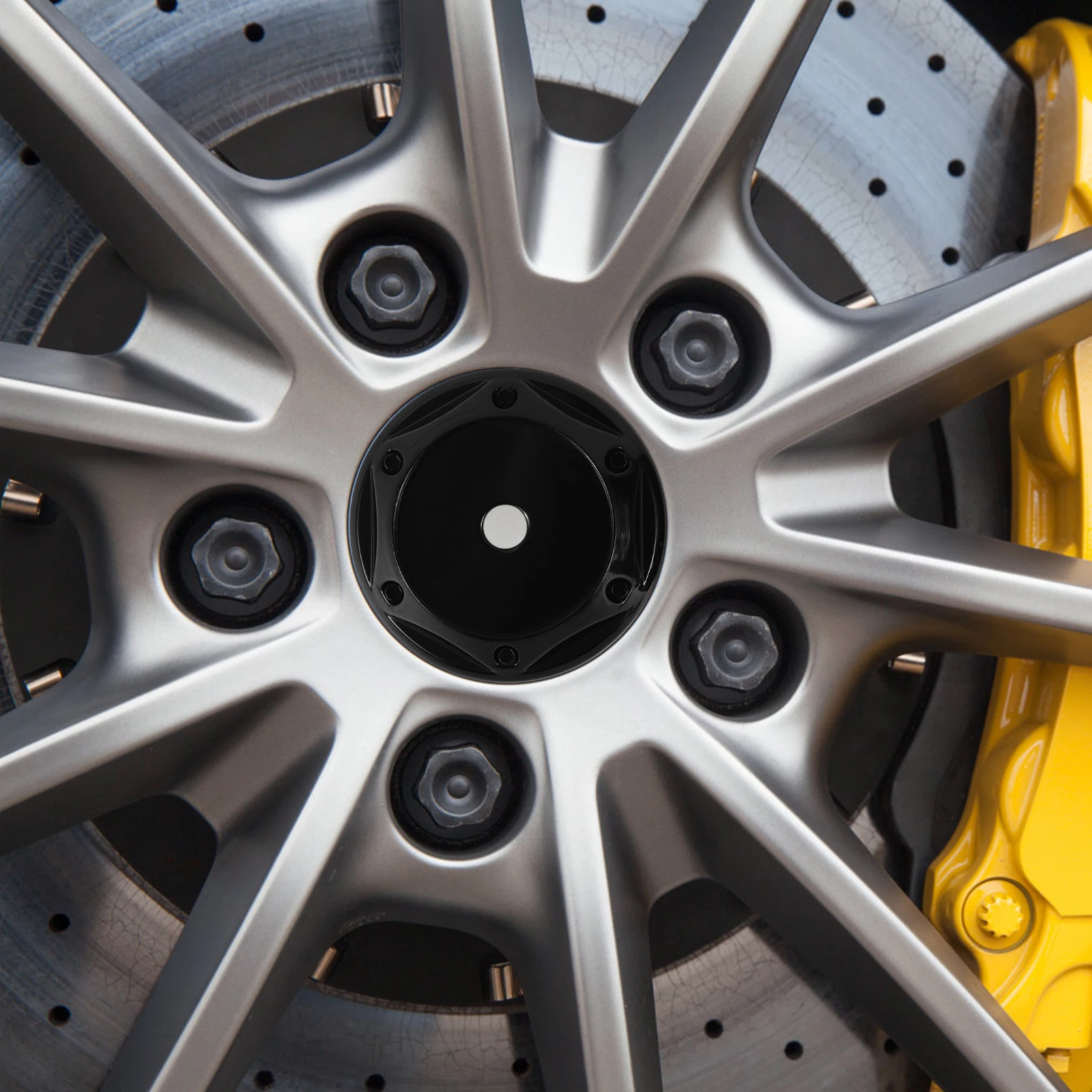 

4pcs 68mm Outer Diameter Car Modified Hubs Center Caps ABS Material Durable Rim Tire Hubcaps Vehicle Wheel Cover Automotive