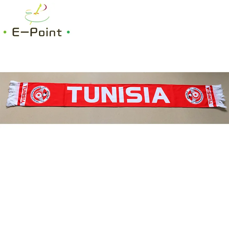 120*17 cm Size Tunisia Scarf for Fans Double-faced Printed NA026