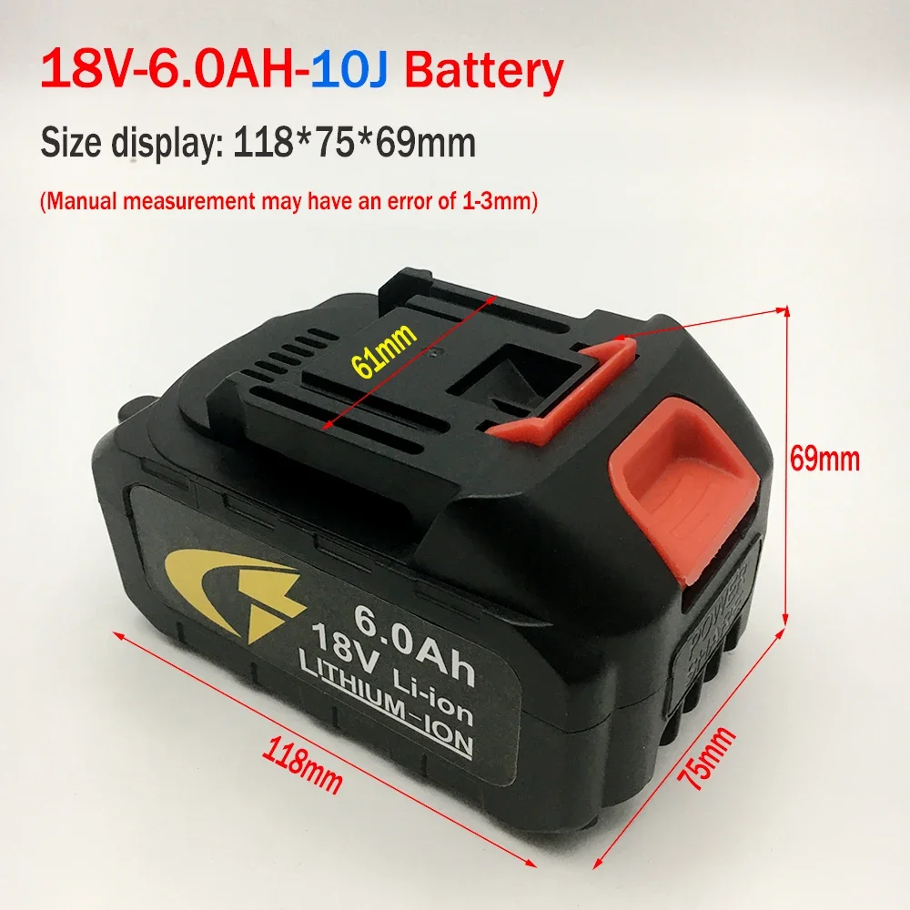 

18V lithium battery wireless car washing machine dedicated battery water gun electric tool battery cleaning
